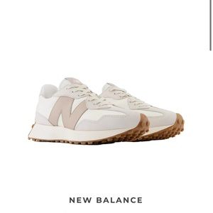 New Balance 327 in “Moonbeam Driftwood” in Sz 4.5